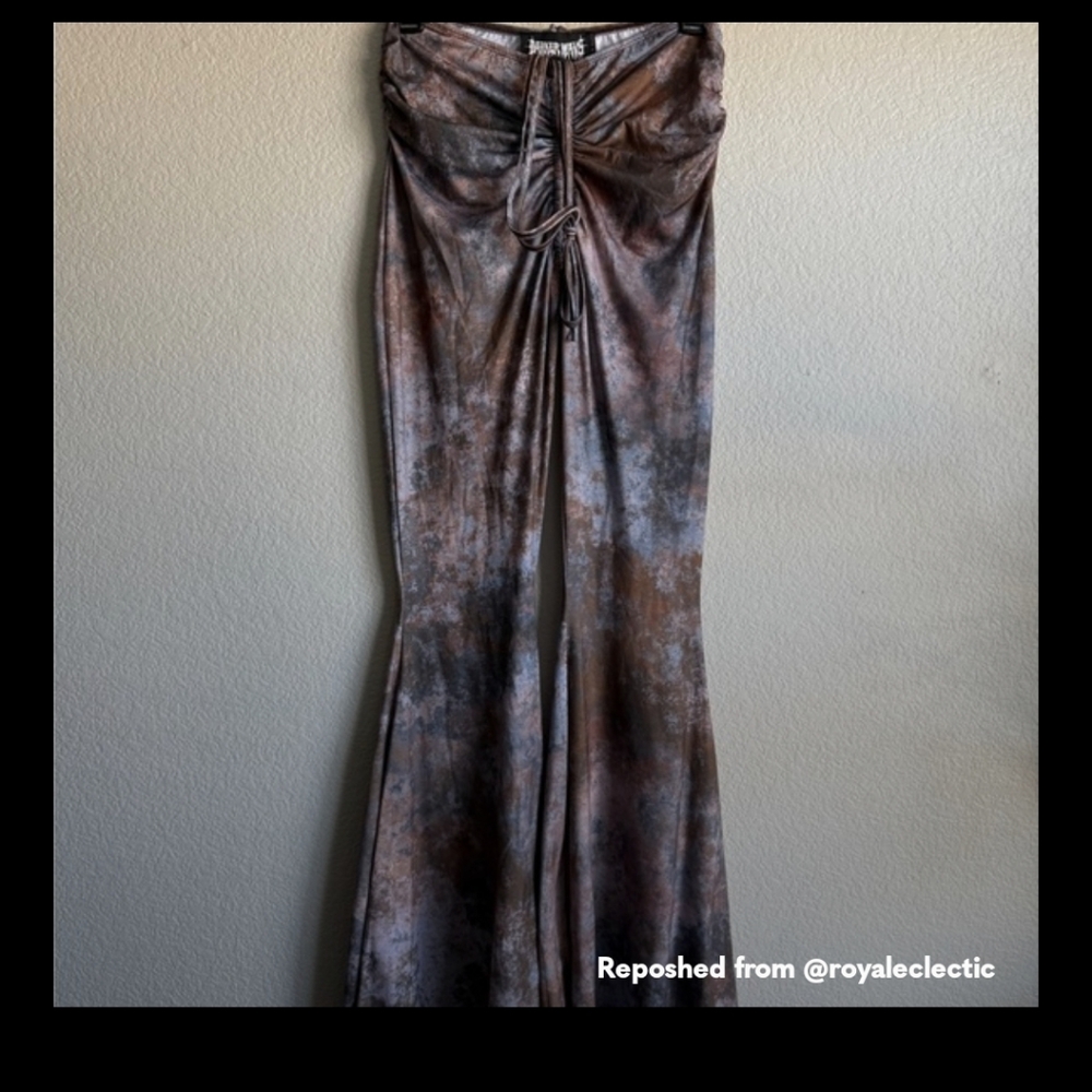Fader V-Cut Washed Bell Bottoms - Rust NWOT